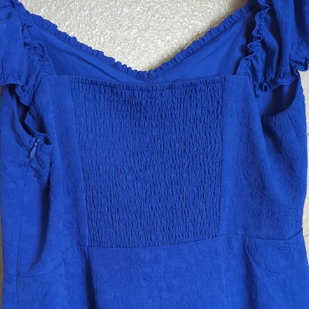 Betsey Johnson Jackie Indigo Blue Mini Dress - Picture 6 of 10